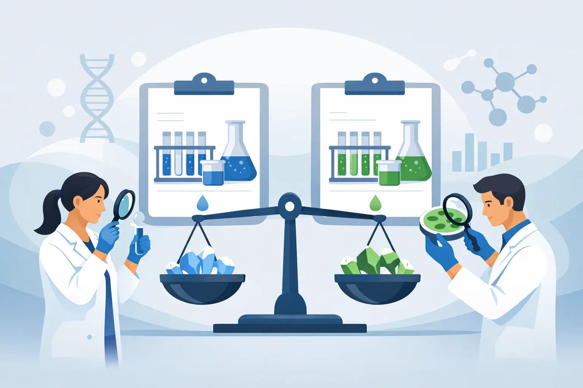 Cómo comparar pureza entre laboratorios