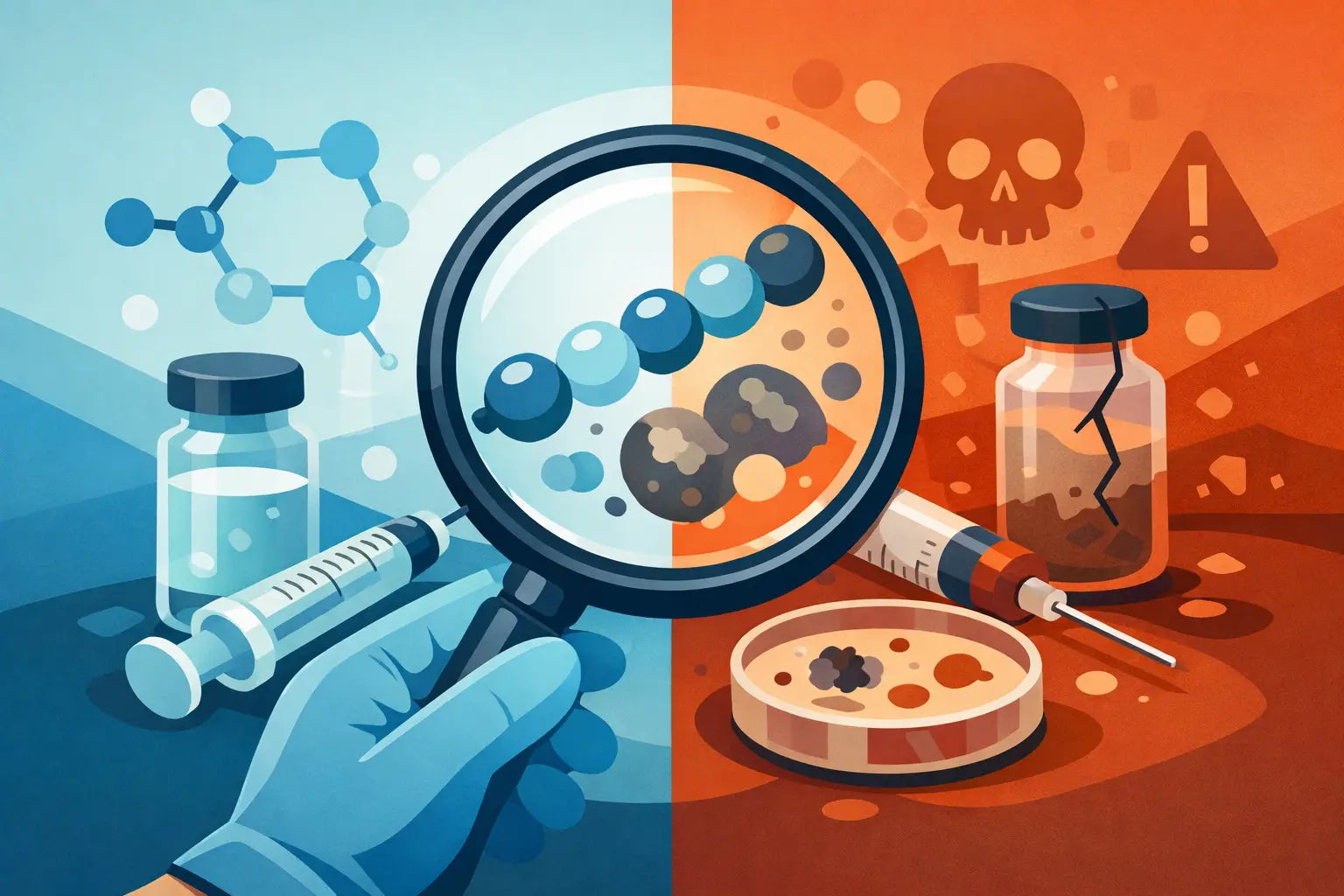Cómo identificar péptidos adulterados con rigor