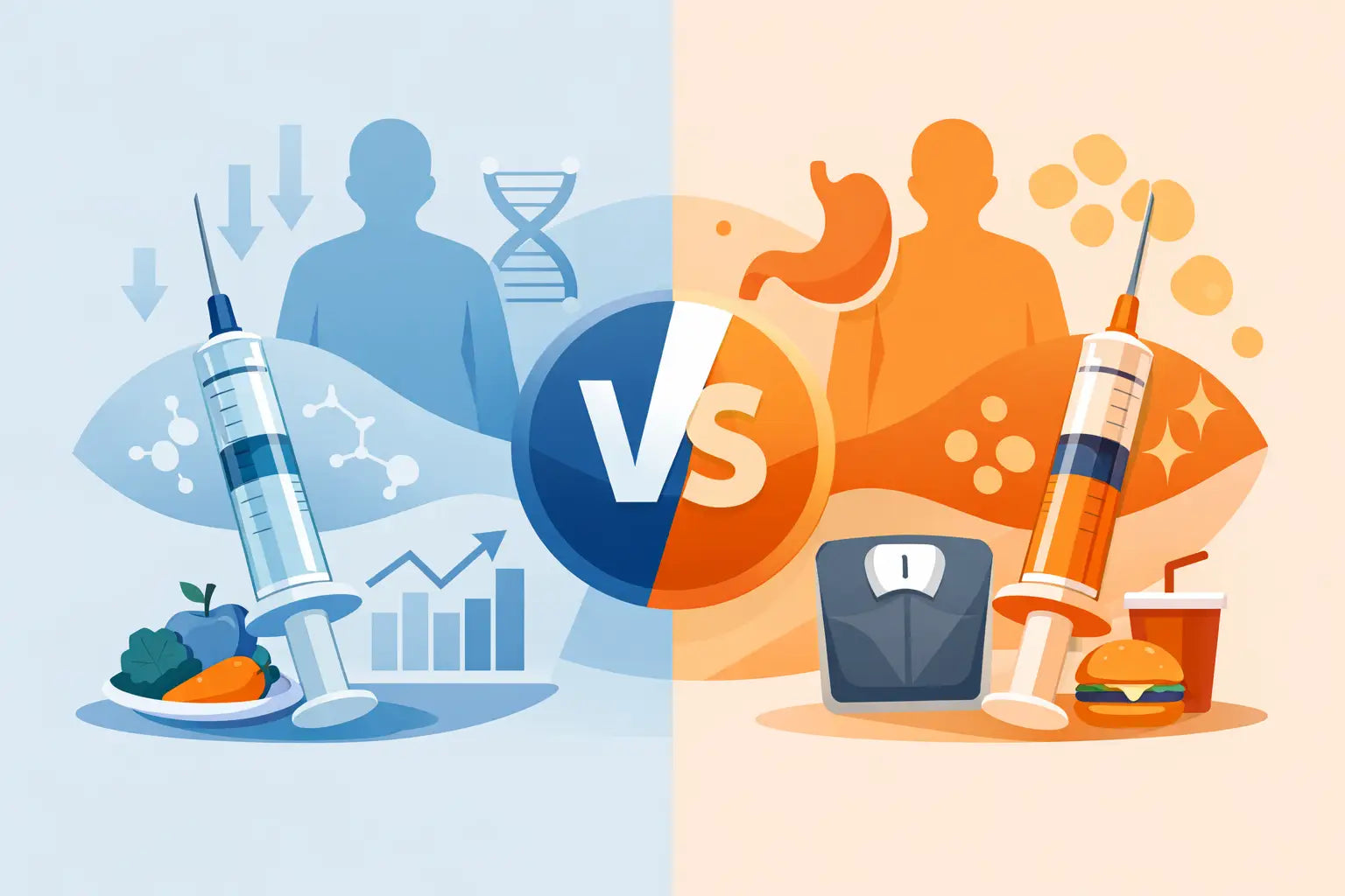 Retatrutida vs semaglutida: diferencias reales