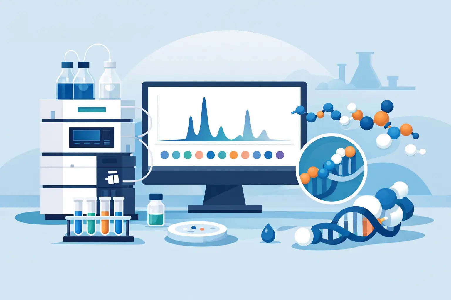 Qué es HPLC en péptidos y por qué importa