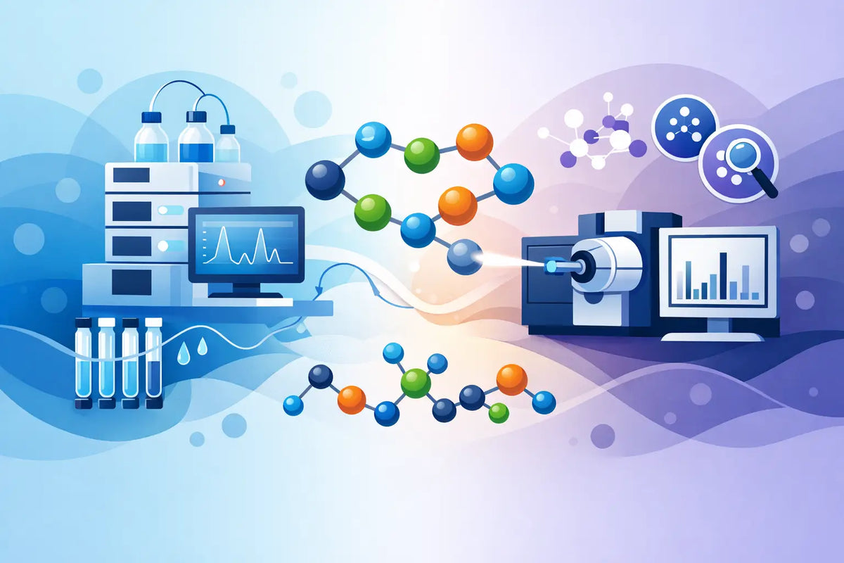 HPLC versus espectrometría de masas en péptidos